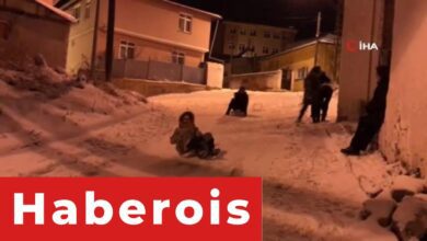 Erzincan'da kar yağışı nedeniyle taşımalı eğitime orta verildi