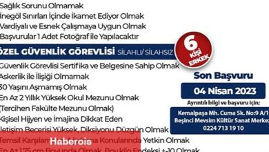 İnegöl Belediyesi İşçi Alımına Çıkıyor