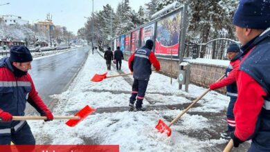 Nevşehir Belediyesi'nden kar mesaisi