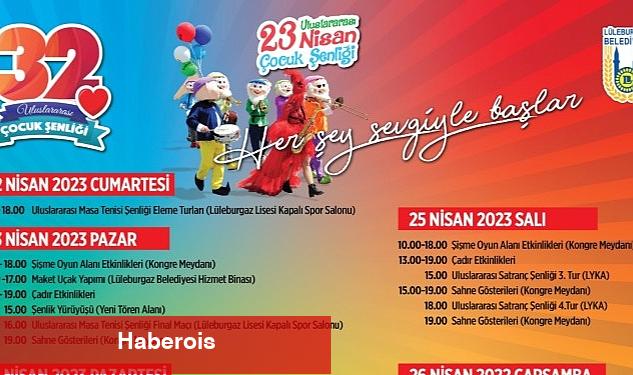 23 Nisan 32. Uluslararası Çocuk Şenliği'nde geri sayım! - Haberois 23 Nisan 32. Uluslararası Çocuk Şenliği'nde geri sayım!