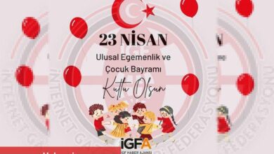 23 Nisan Ulusal Egemenlik Ve Çocuk Bayramınız kutlu olsun