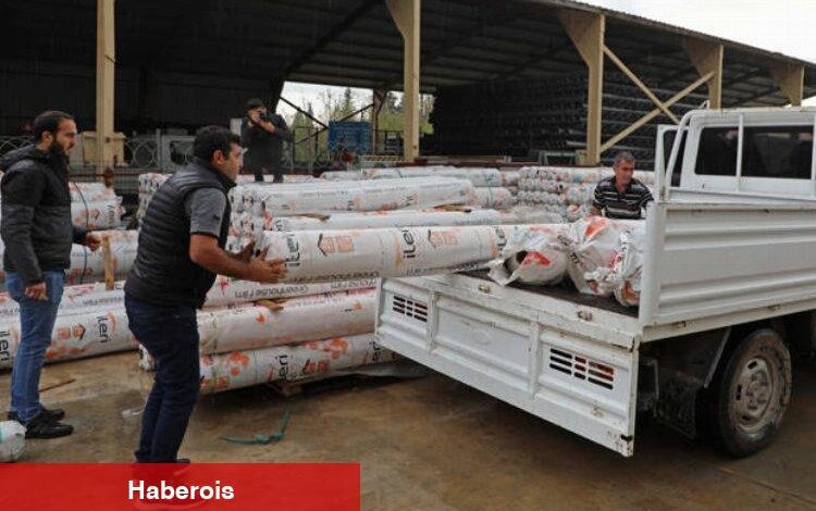 Afetzede çiftçilere sera naylonu desteği - Haberois Afetzede çiftçilere sera naylonu desteği