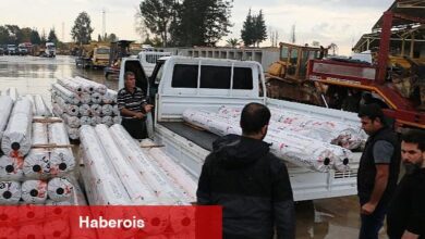 Aksulu afetzede çiftçilere sera naylonu desteği - Haberois Aksulu afetzede çiftçilere sera naylonu desteği