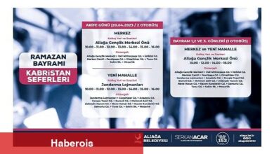 Aliağa Belediyesi'nden Bayramda Kabristana Ücretsiz Ulaşım - Haberois Aliağa Belediyesi'nden Bayramda Kabristana Ücretsiz Ulaşım