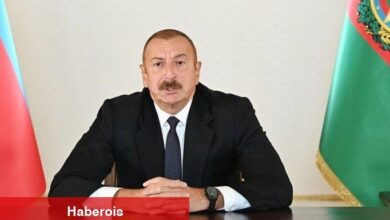 Aliyev'den Türk haltercilere madalya