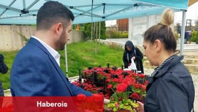 Büyükşehir'den mezarlıklarda çiçek dağıtımı - Haberois Büyükşehir'den mezarlıklarda çiçek dağıtımı