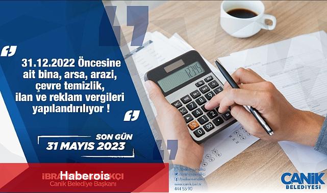 Canik Belediyesi'nden Mükelleflere Borç Yapılandırma Daveti