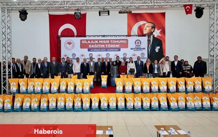 Çiftçiye 125 tonluk mısır tohumu desteği