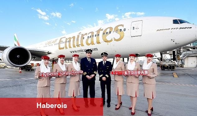 Emirates, Tokyo-Haneda seferlerini tekrar başlattı - Haberois Emirates, Tokyo-Haneda seferlerini tekrar başlattı