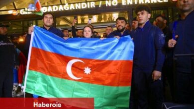 Ermenistan'daki skandal sonrası halterciler Bakü'ye döndü! - Haberois Ermenistan'daki skandal sonrası halterciler Bakü'ye döndü!