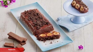 Gofretli pudingli pasta nasıl yapılır? Az gereçli kolay pasta tarifi! - Haberois Gofretli pudingli pasta nasıl yapılır? Az gereçli kolay pasta tarifi!