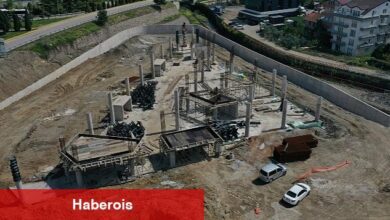 Gölcük Terminal Binası hızla ilerliyor