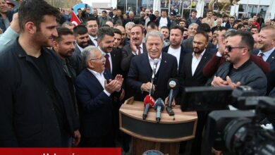 Kayseri protokolüne coşkulu karşılama