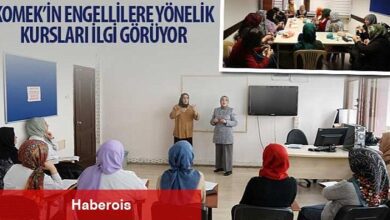KOMEK'in Engellilere Yönelik Kursları İlgi Görüyor - Haberois KOMEK'in Engellilere Yönelik Kursları İlgi Görüyor