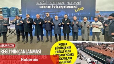 Konya Büyükşehir Ereğli Kent Meydanı'ndaki Dükkanları İhya Ediyor - Haberois Konya Büyükşehir Ereğli Kent Meydanı'ndaki Dükkanları İhya Ediyor