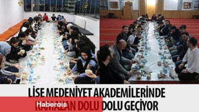 Lise Medeniyet Akademilerinde Ramazan Dolu Dolu Geçiyor