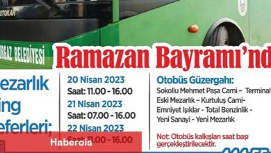 Lüleburgaz'da mezarlık seferleri belli oldu - Haberois Lüleburgaz'da mezarlık seferleri belli oldu