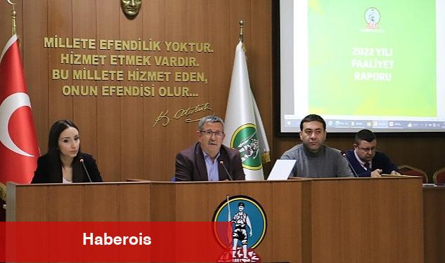 Ödemiş Belediye Meclisi'nde 2022 yılı Faaliyet Raporu kabul edildi