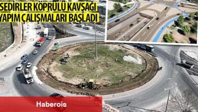 Sedirler Köprülü Kavşağı İmal Çalışmaları Başladı - Haberois Sedirler Köprülü Kavşağı İmal Çalışmaları Başladı