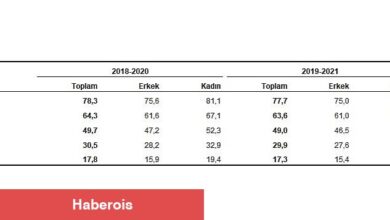 TÜİK: Türkiye'de doğuşta beklenen yaşam süresi 77,7 yıl oldu - Haberois TÜİK: Türkiye'de doğuşta beklenen yaşam süresi 77,7 yıl oldu
