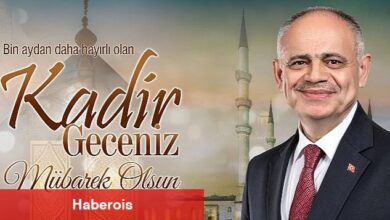 Yahyalı Belediye Başkanı Esat Öztürk, bugün idrak edilecek olan Kadir Gecesi vesilesiyle kutlama mesajı yayımladı