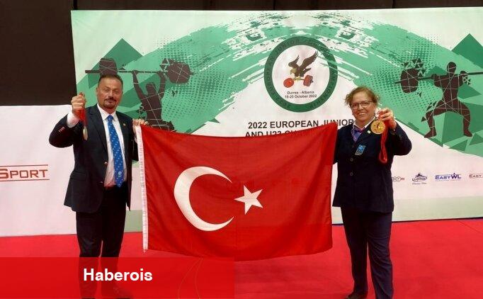 40 yıllık hemşire Melek'in ikinci sevdası "halter" oldu