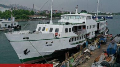 Atatürk Vapuru bakıma alındı