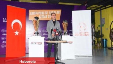 Bakan Kasapoğlu, Harika Lig ve 1. Lig şampiyonluk kupalarını tanıttı - Haberois Bakan Kasapoğlu, Harika Lig ve 1. Lig şampiyonluk kupalarını tanıttı