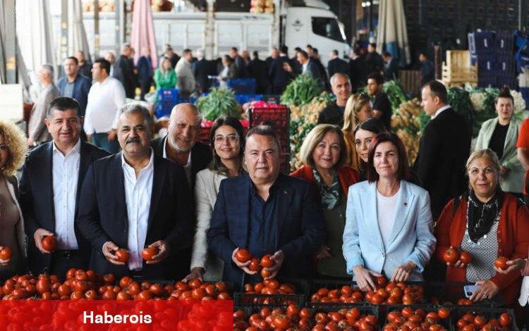 Başkan Böcek’ten hal esnafına ziyaret - Haberois Başkan Böcek’ten hal esnafına ziyaret