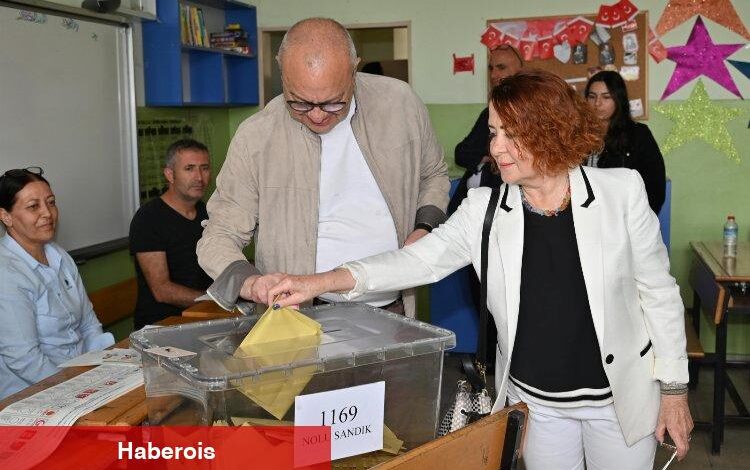 Başkan Ergün oyunu ailesiyle kullandı
