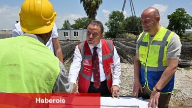 Başkan Muhittin Böcek Cırnık Köprüsü'nde çalışmaları inceledi