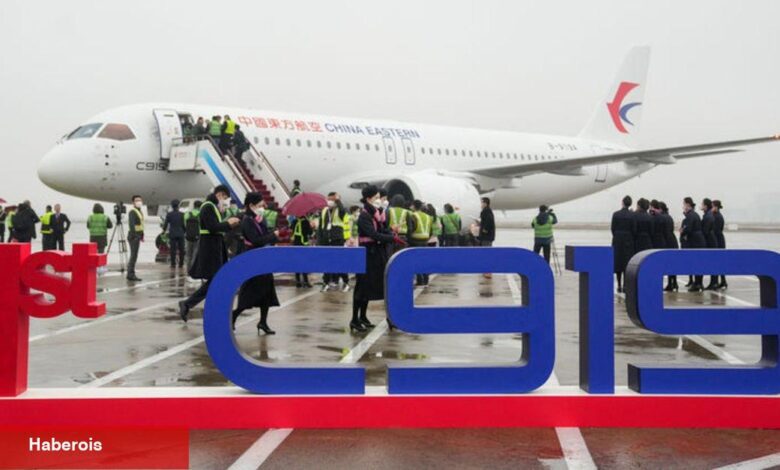 Çin'in yolcu uçağında 'ilk sefer'