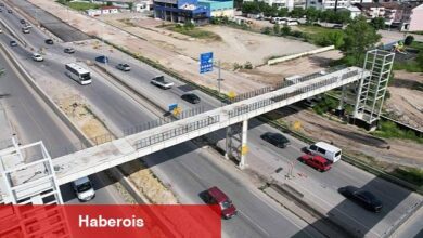D-100 Karayolu üstgeçidi tamamlanmak üzere