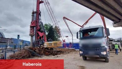Darıca Osmangazi Köprüsü için 97 adet fore kazık çakılıyor