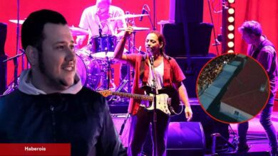 Duman konserinde dehşet anları! Çatıya çıktı canından oldu