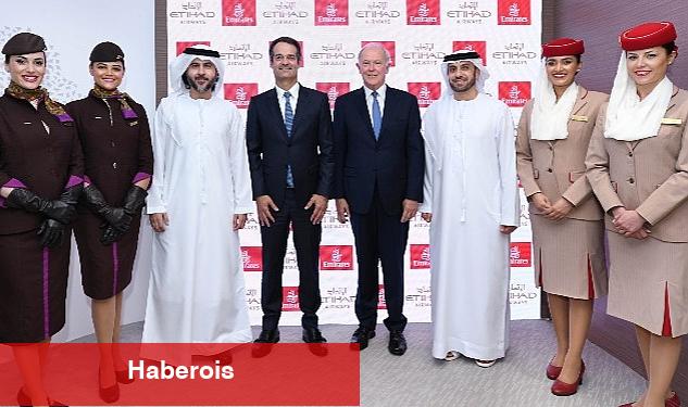 Emirates ve Etihad, ortak uçuş anlaşması kapsamının genişletildiğini duyurdu
