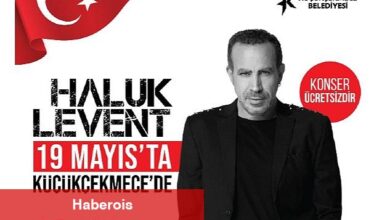 Haluk Levent 19 Mayıs'ta Küçükçekmece'de