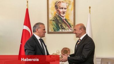 İtalya'nın Türkiye Büyükelçisi Giorgio Marrapodi Soyer'i ziyaret etti