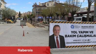 Korkuteli caddelerinde parkeler yenileniyor - Haberois Korkuteli caddelerinde parkeler yenileniyor