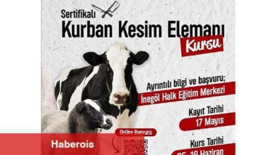 Kurban Kesim Kursu İçin Kayıtlar Başlıyor - Haberois Kurban Kesim Kursu İçin Kayıtlar Başlıyor