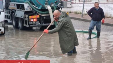 Manisa Turgutlu'da 'sağanak' seferberliği