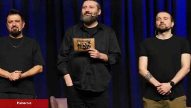 Mesut Süre'den güldüren paylaşım! Oy kabinine sığmayan 2 metre uzunluğundaki komedyen...