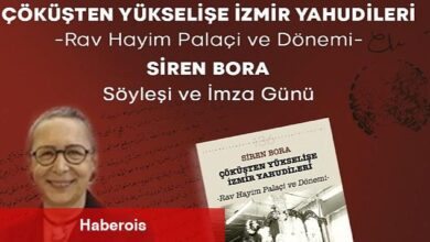 Siren Bora, İzmir Yahudilerini söyleşi ve imza gününde anlatacak
