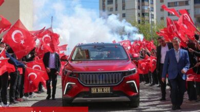 Sivas'ta Bilişim Lisesi'nde 'Togg' coşkusu