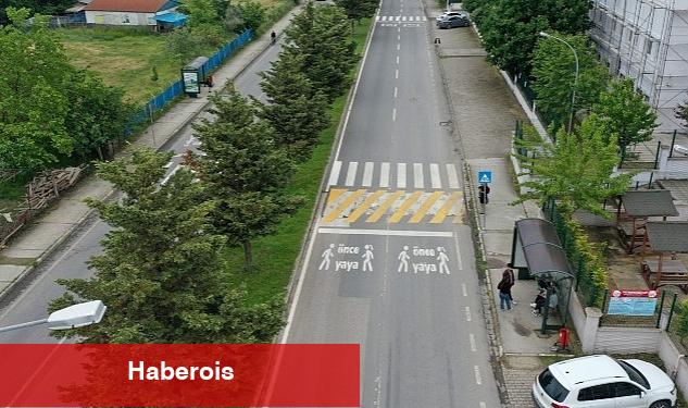 Trafikte yaya güvenliği için önemli çalışma - Haberois Trafikte yaya güvenliği için önemli çalışma