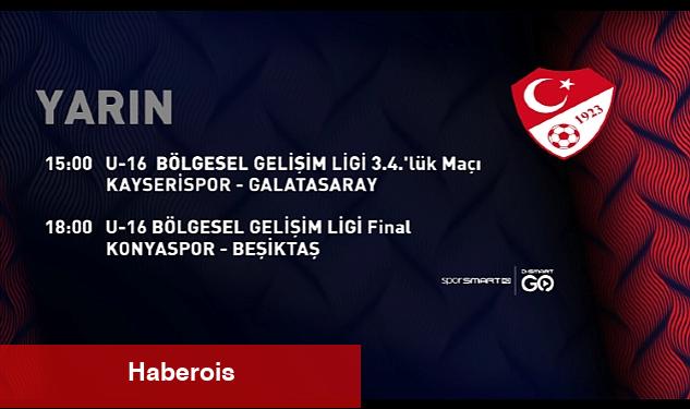 U16 Gelişim Ligi 3'üncülük ve Final karşılaşmaları D-Smart ekranlarından canlı yayınlanacak - Haberois U16 Gelişim Ligi 3'üncülük ve Final karşılaşmaları D-Smart ekranlarından canlı yayınlanacak