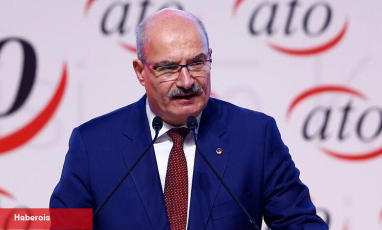 ATO Lideri Baran'dan özel bankalara kredi daveti