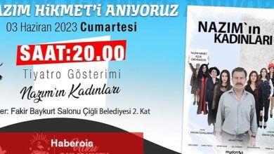 Çiğli Belediyesi Nazım Hikmet'i Anacak - Haberois Çiğli Belediyesi Nazım Hikmet'i Anacak