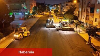 İnegöl Belediye Başkanı Alper Taban Park Caddesinde Sıcak Asfalt Tamamlandı