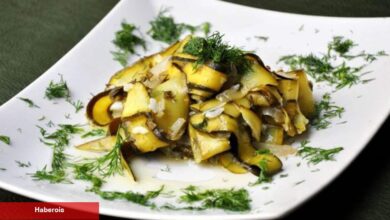 Kabak sıyırma nasıl yapılır? Hafif pratik zeytinyağlı kabak sıyırma tanımı